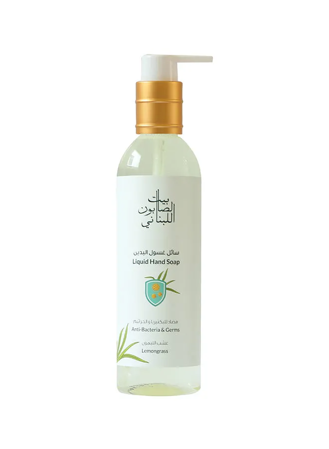 BAYT AL SABOUN AL LOUBNANI Lemongrass Hand Liquid Soap Anti-Bacterial 250ml