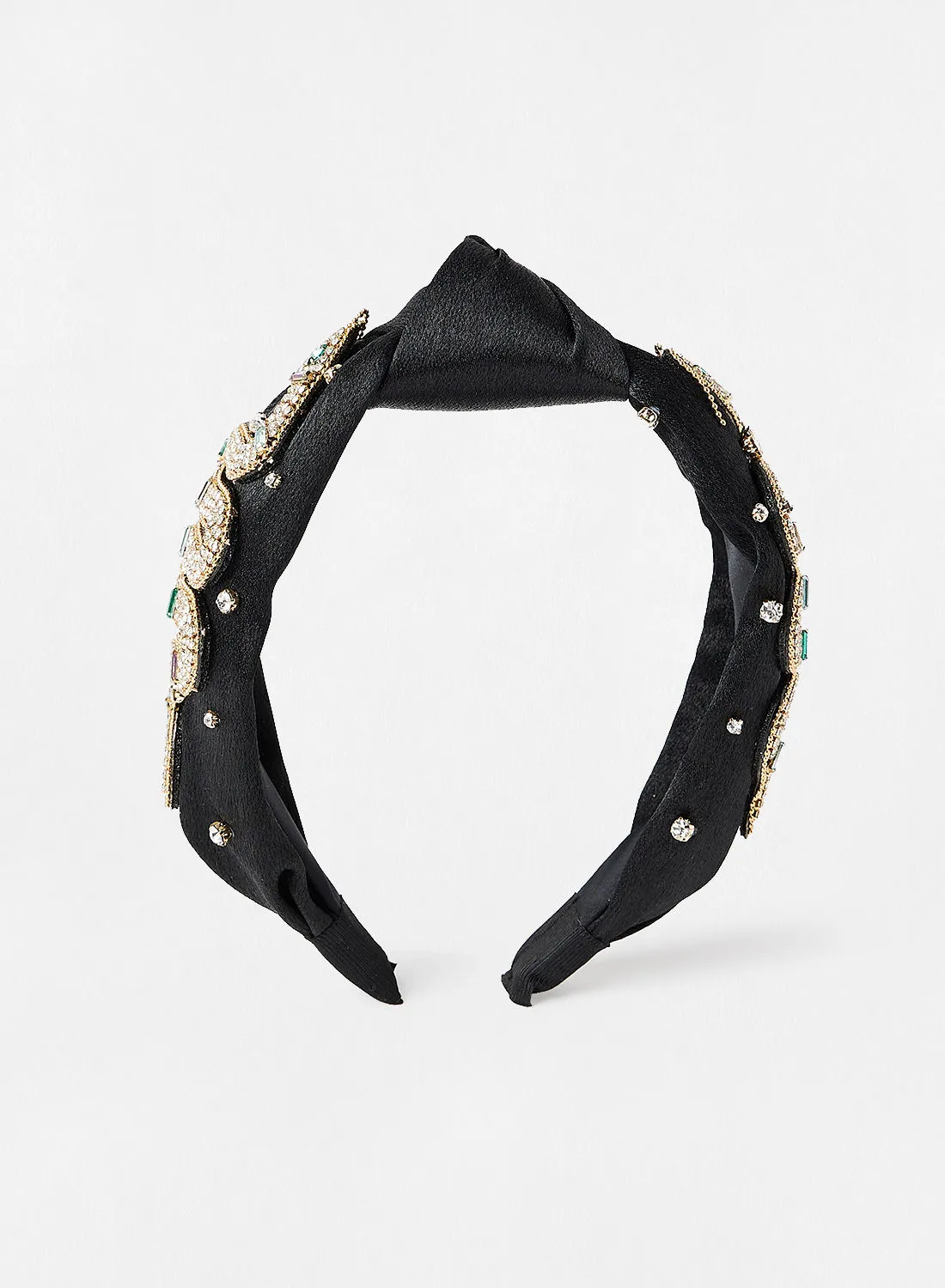ALDO Keston Embellished Headband Black