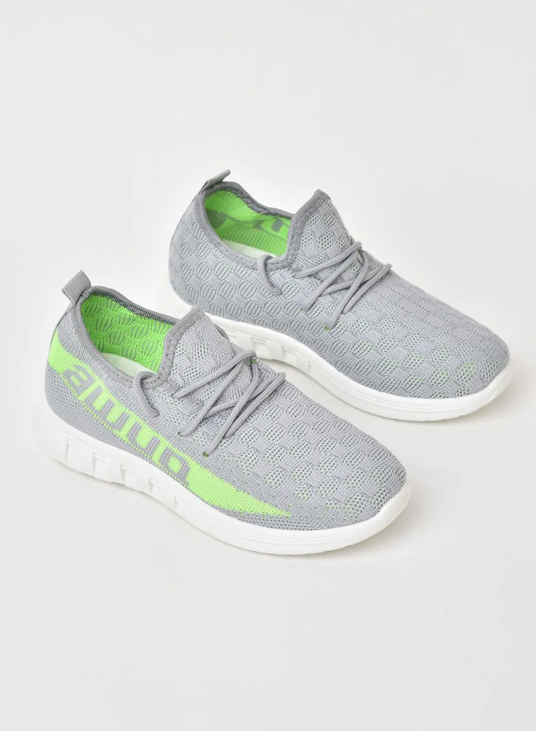 QUWA Casual Sneaker Grey/Neon
