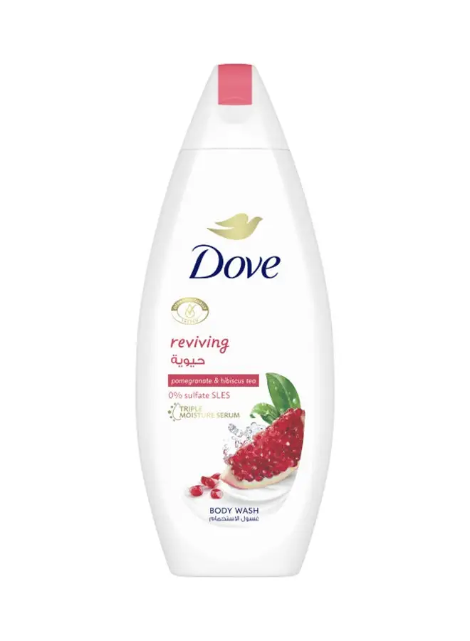 Dove Reviving Body Wash For Skin Moisturising Pomegranate And Hibiscus Tea 250.0ml