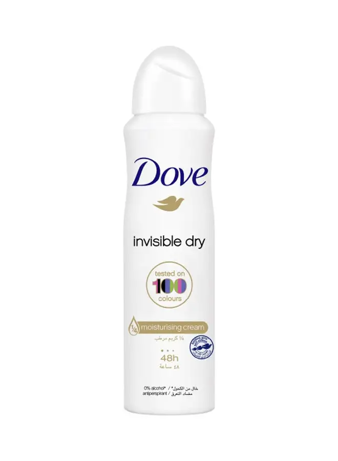 Dove Antiperspirant Deodorant Spray Invisible Dry For Women 150.0ml