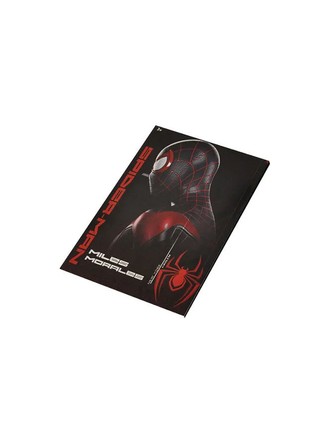 دفتر مارفل سبايدرمان A5 ARB أسود / أحمر