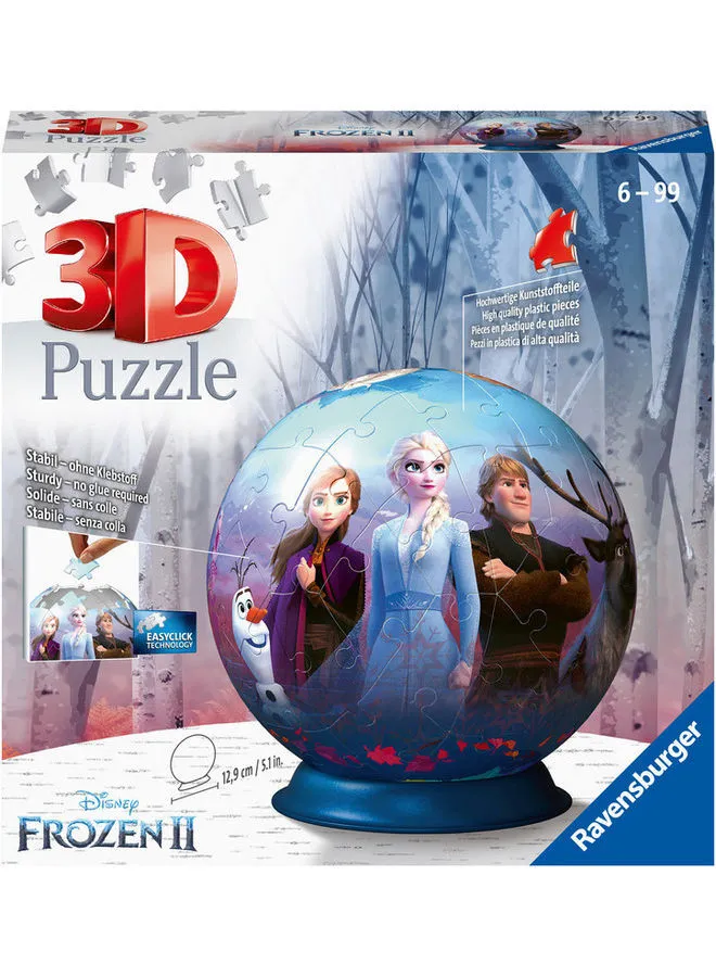 Ravensburger Frozen 2 أحجية ثلاثية الأبعاد مقاس 12.9 سم
