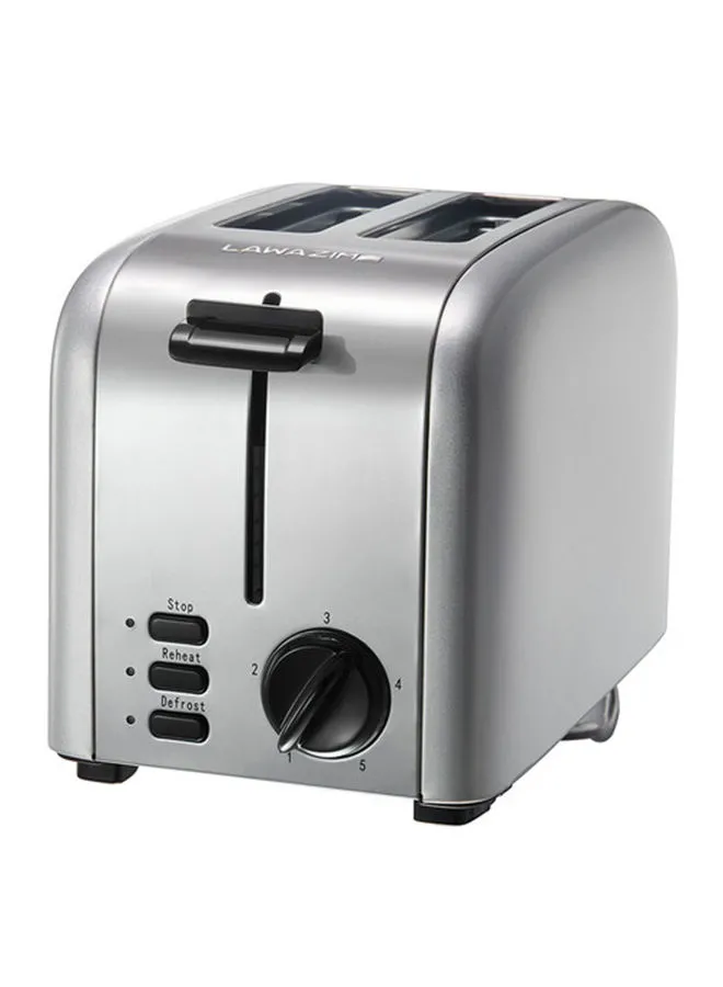 LAWAZIM 2-Slice Electric Stainless Steel Toaster  With Crump Tray 850W 850 W 05-2500-03 Silver