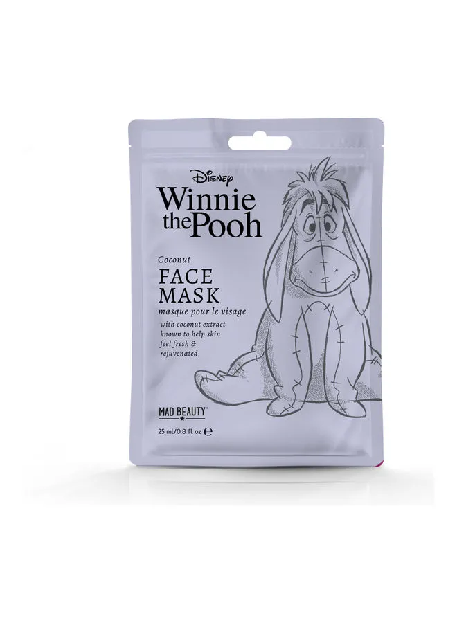 Mad Beauty Disney Winnie The Pooh Coconut Face Mask 25ml
