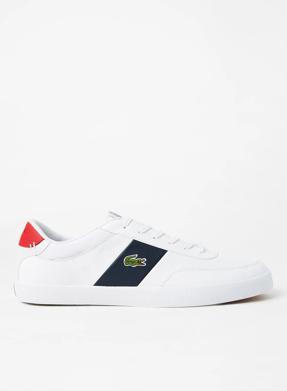 LACOSTE Court-Master Low Top Sneakers White/Navy/Red