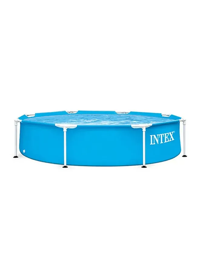 INTEX Metal Frame Round  Blue Swimming Pool 244x51cm