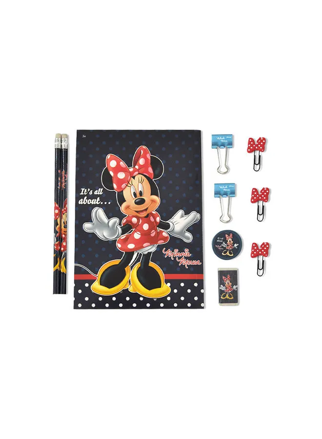 Disney Minnie Stationery Set 10Pcs Multicolour