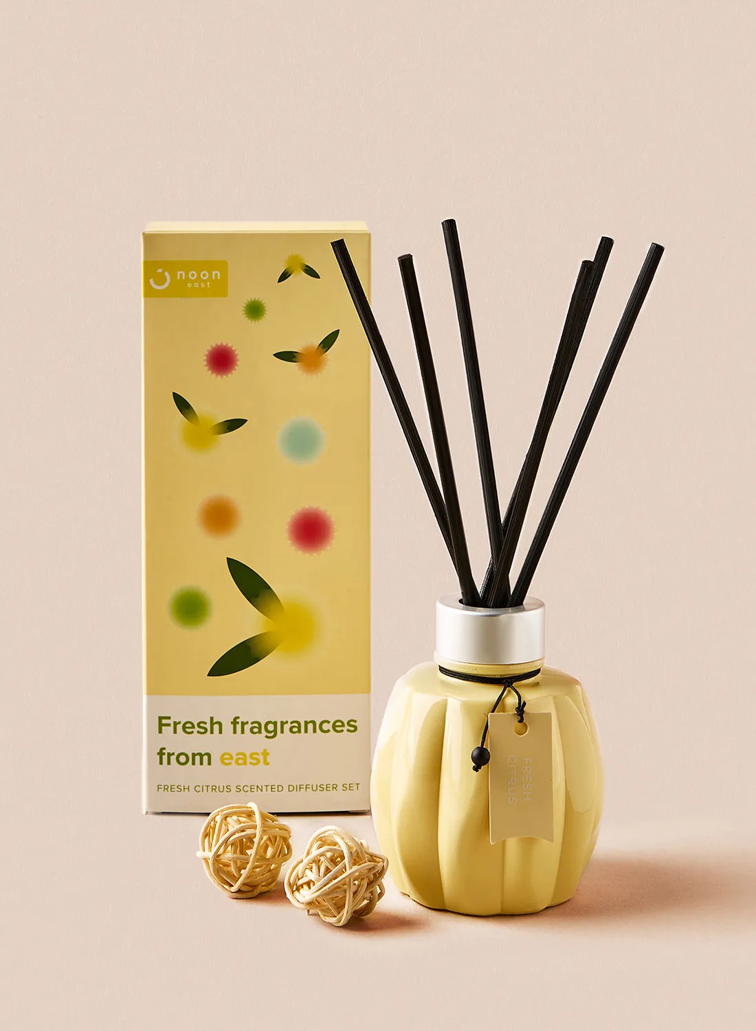 noon east Scented Reed Diffuser Fresh Citrus 100ml