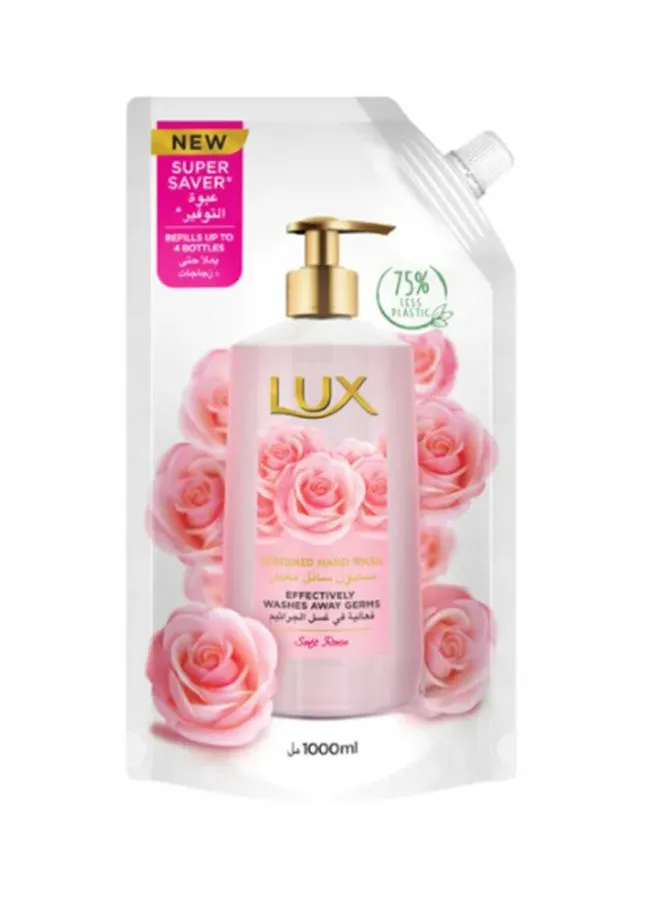Lux Soft Rose Perfumed Hand Wash Refill Pouch 1Liters
