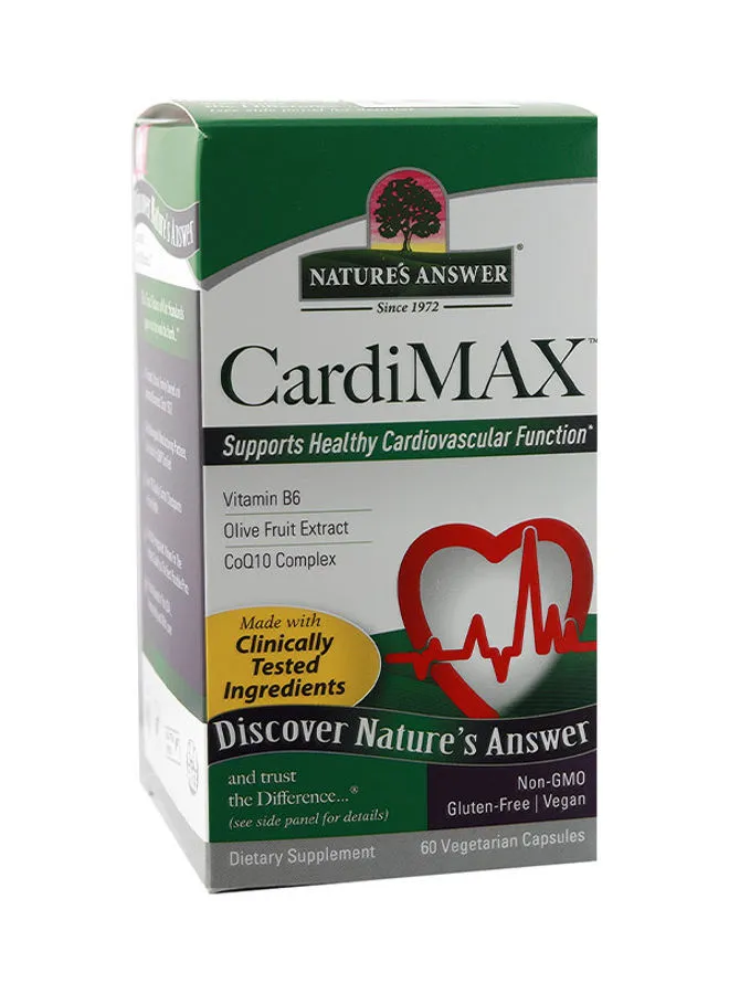 NATURE'S ANSWER Cardimax, Vegetarian Capsules 60