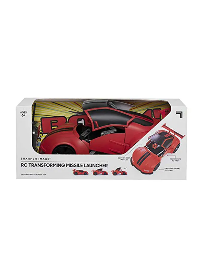 Sharper Image RC Transforming Missile Launcher Red