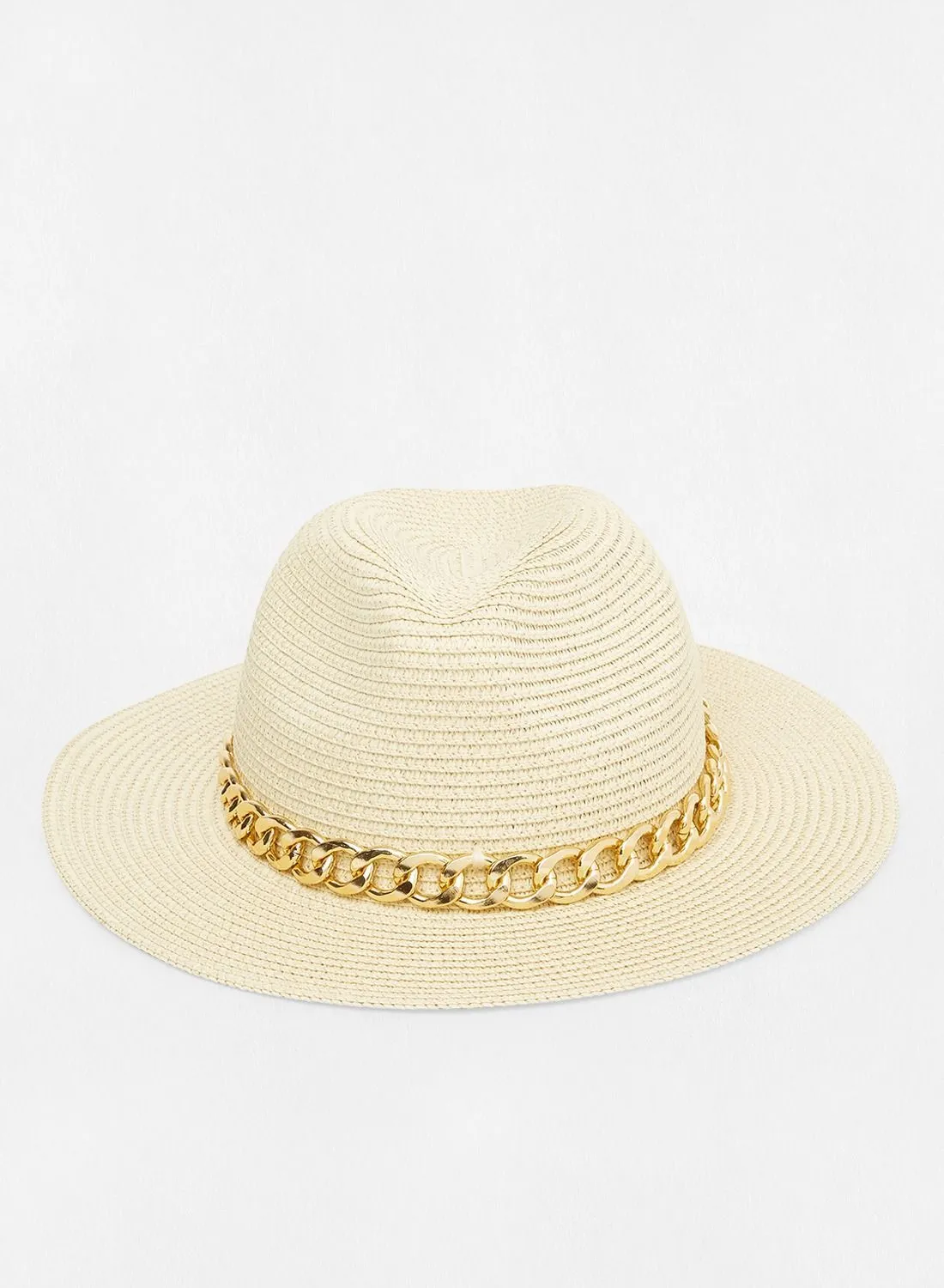 قبعة من القش بشريط سلسلة من ALDO Broeni