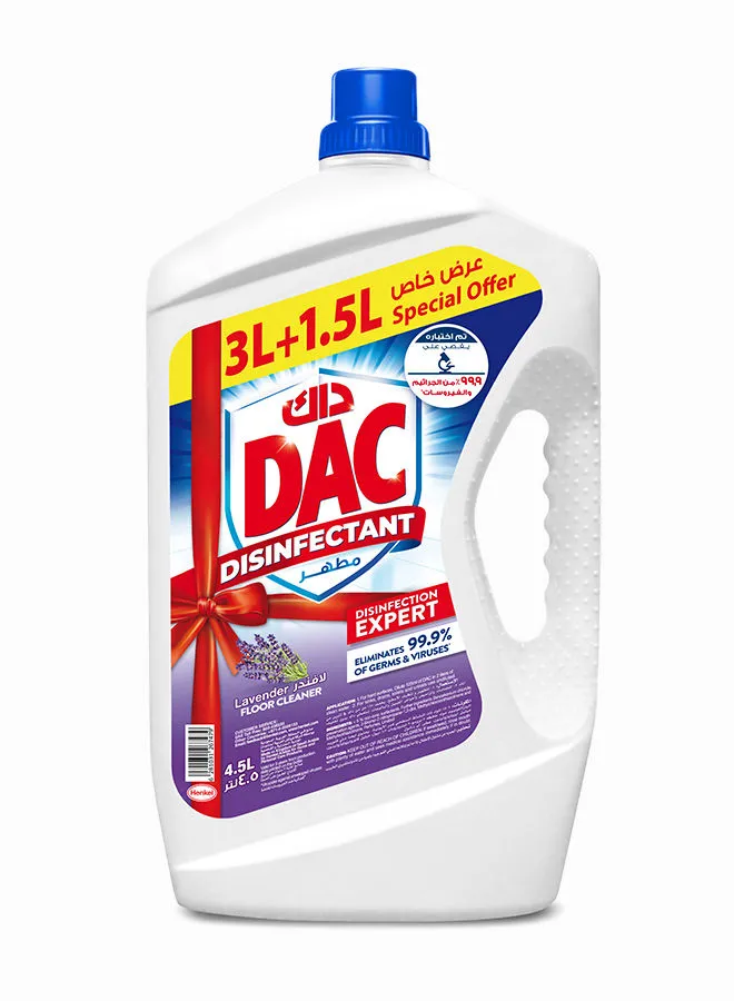 Dac Disinfectant With Total Protection Lavender 4.5Liters