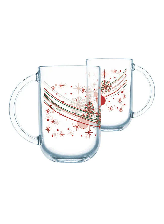 Luminarc 6 Piece Glass Mug Set - Made Of Tempered Glass - Coffee Mug Set For Cappuccino, Latte, Expresso, Tea - Heat Resistant Handles - Mug - A Cup Of Coffee - Coffee Mug - Each 320 ml - Babette