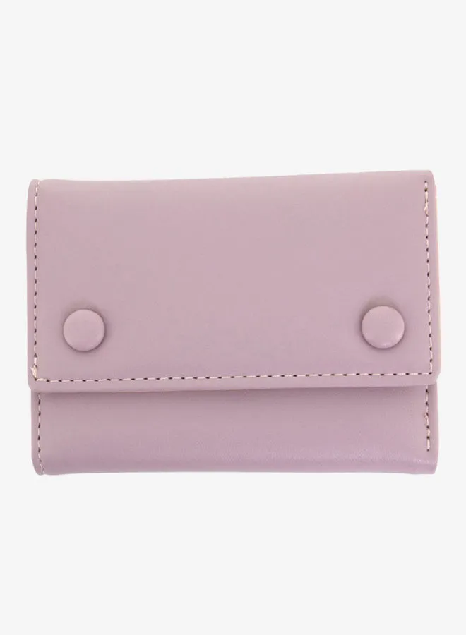R&B Bi Fold Pu Best Casual Women's Square Wallet Purple