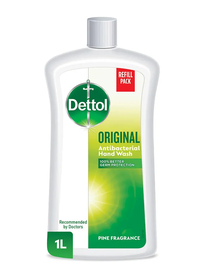 Dettol Original Antibacterial Handwash Liquid Soap 1Liters
