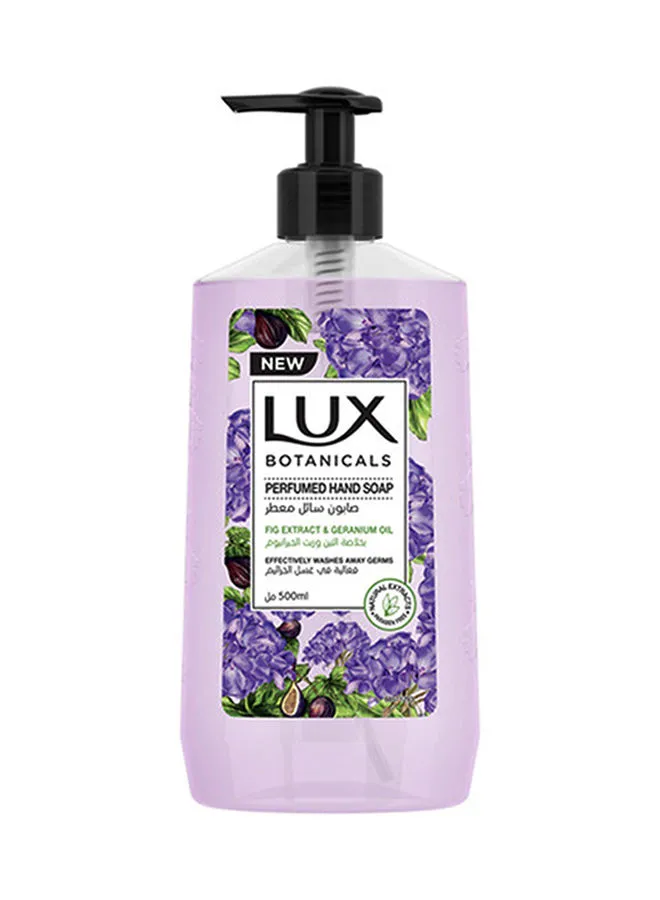 Lux Botanicals Perfumed Hand Wash  Fig Extract And Geranium Oil 500ml