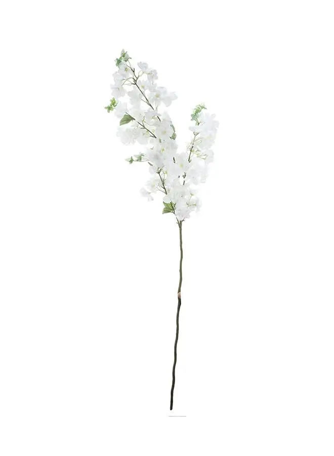 ebb & flow Faux Cherry Blossom Stem-White white  Unique Luxury Quality Material for the Perfect Stylish Home white 101.6 X 25.4 X 7.62cm