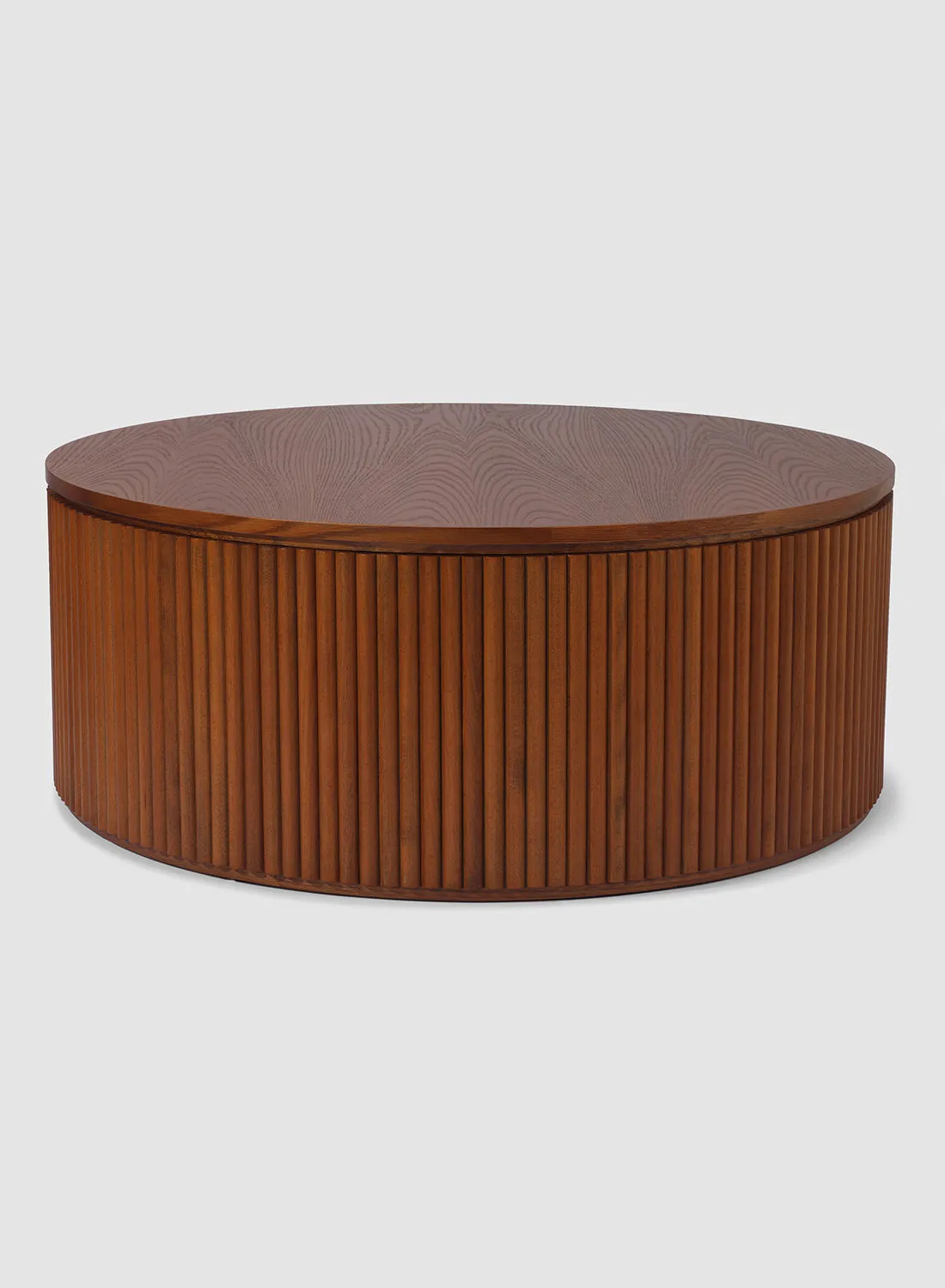 ebb & flow Coffee Table Luxurious -Used As Coffee Corner In Dark Brown Wood - Size 58 X 58 X 42H