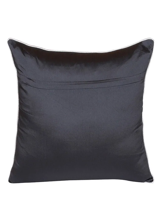 Hometown Square Shaped Decorative Durable Cushion Cover Dark Grey 40X40cm
