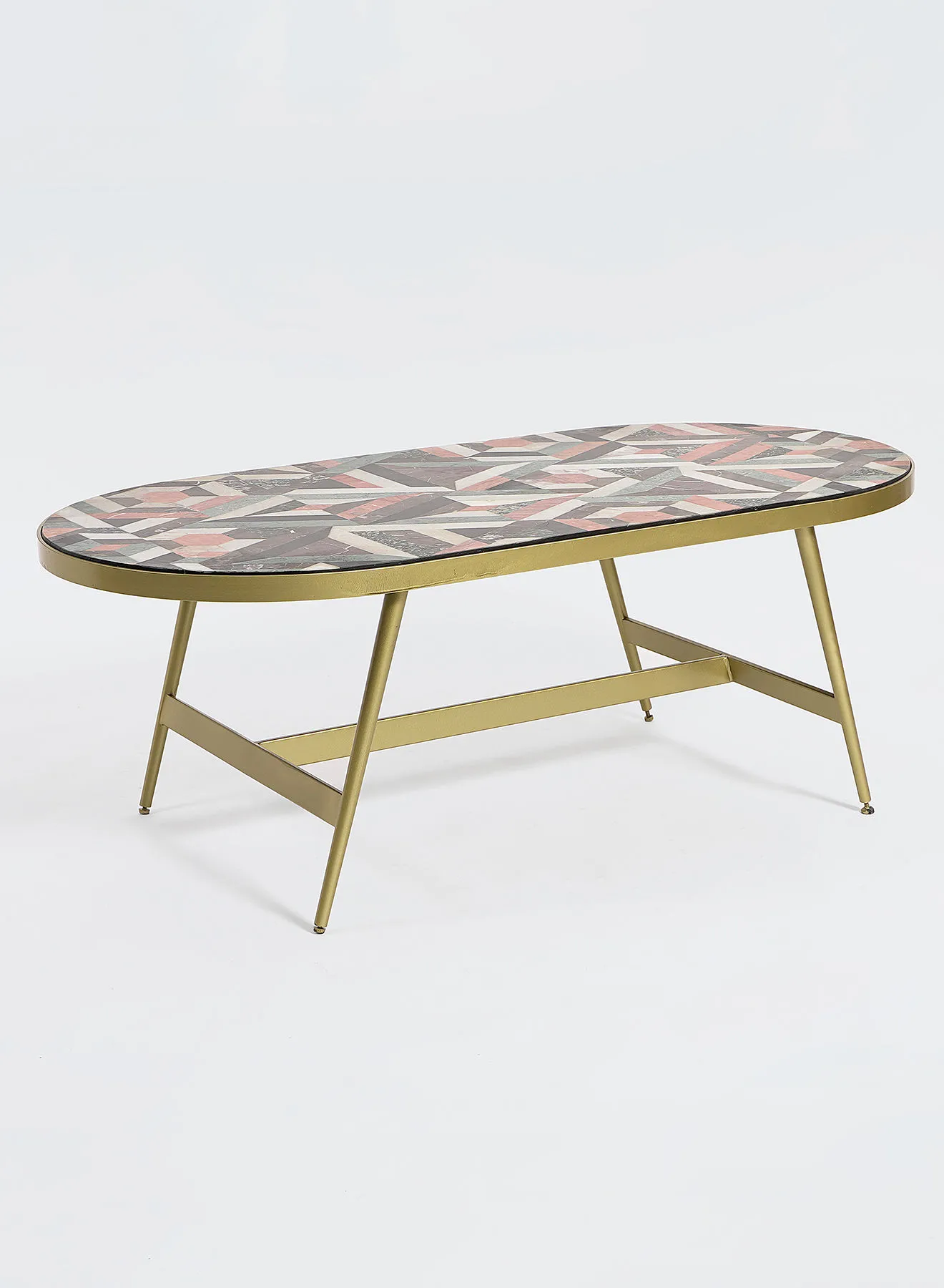 ebb & flow Coffee Table Luxurious -Used As Coffee Corner In Multicolour Marble - Size
