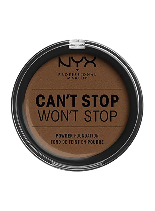 NYX PROFESSIONAL MAKEUP Can't Stop Won't Foundation Powder Mocha