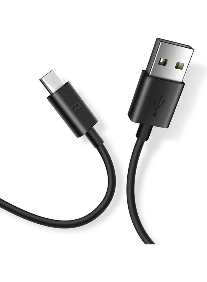 RAVPOWER RP-CB043 1m/3.3ft, USB-A to Micro-B USB Cable Black 