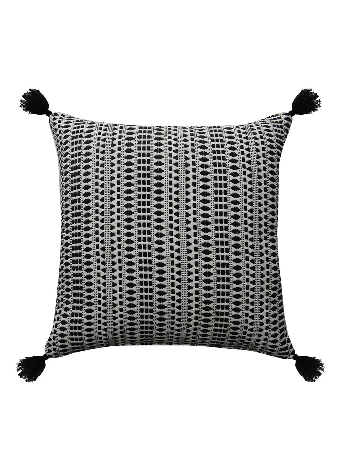 noon east Decorative Pillow , Size Black/White - Polyester Jacquard Bedroom Or Living Room Decoration