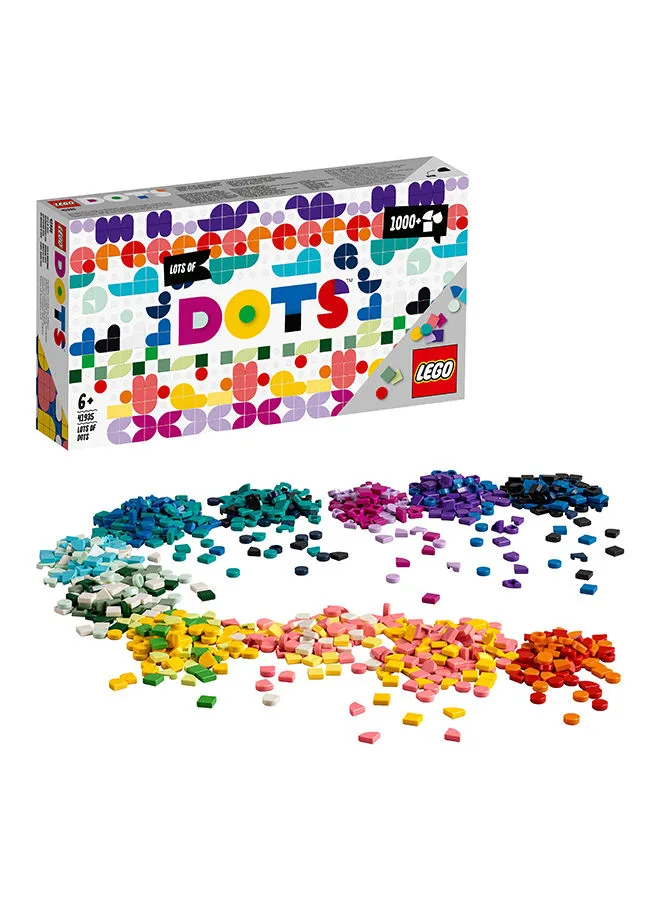 LEGO 41935 Dots الكثير من النقاط لتقوم بها بنفسك مجموعة أدوات الزخرفة الحرفية 1،040 قطعة 6 + سنوات