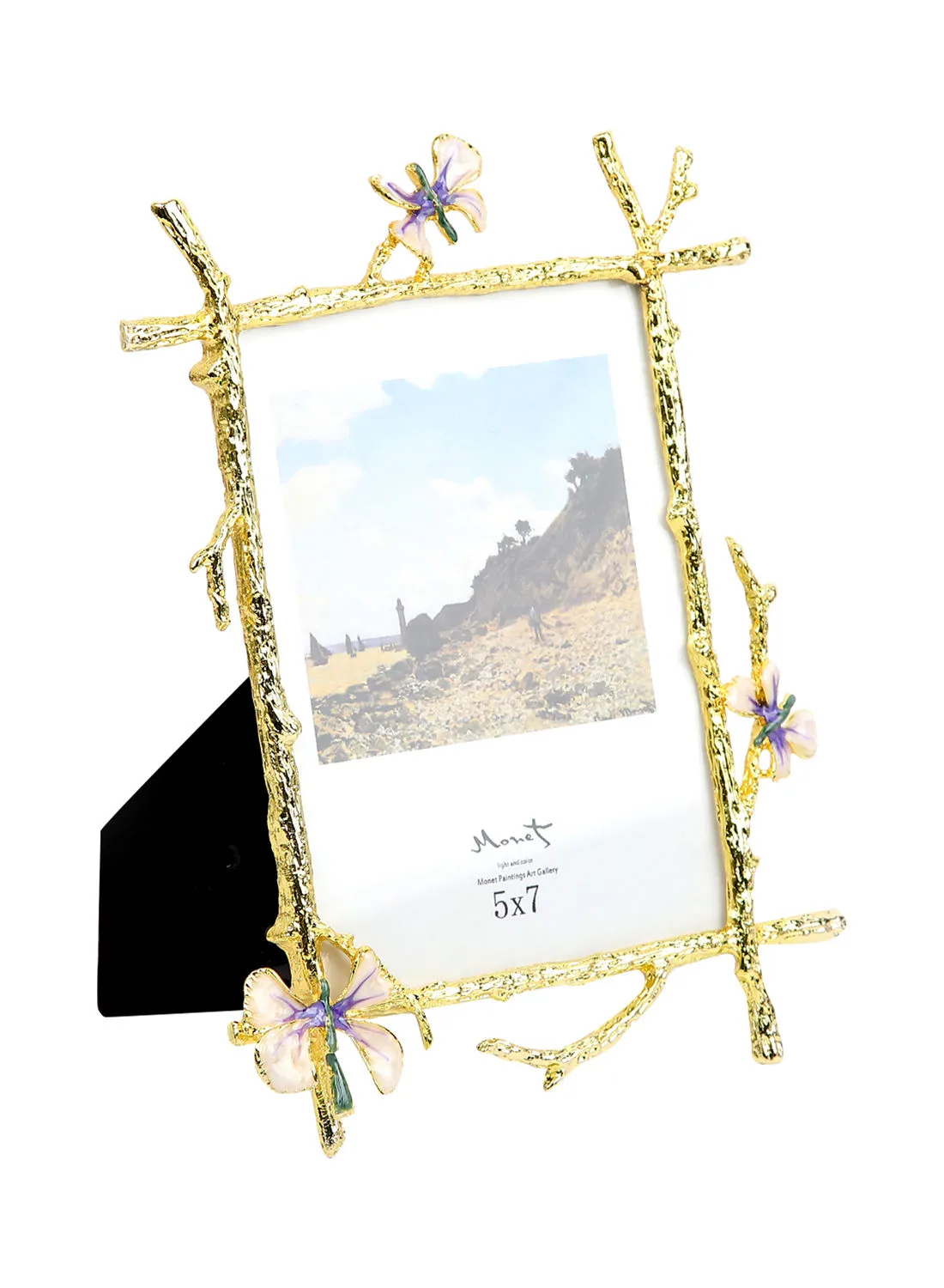 Switch Tabletop Photo Frames With Outer Frame Gold Outer frame size--L18.5xH24.5 cm Photo size--5x7 inch