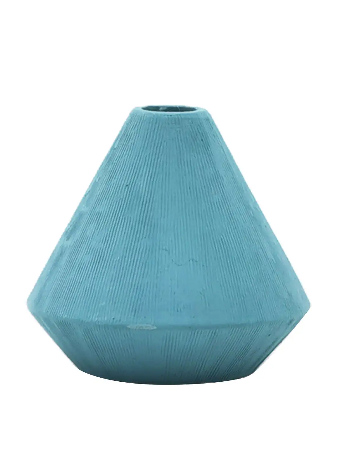 Switch Modern Geometric Shape Ceramic Vase With Elegant Matte Finish For The Perfect Stylish Home N13-061 Teal