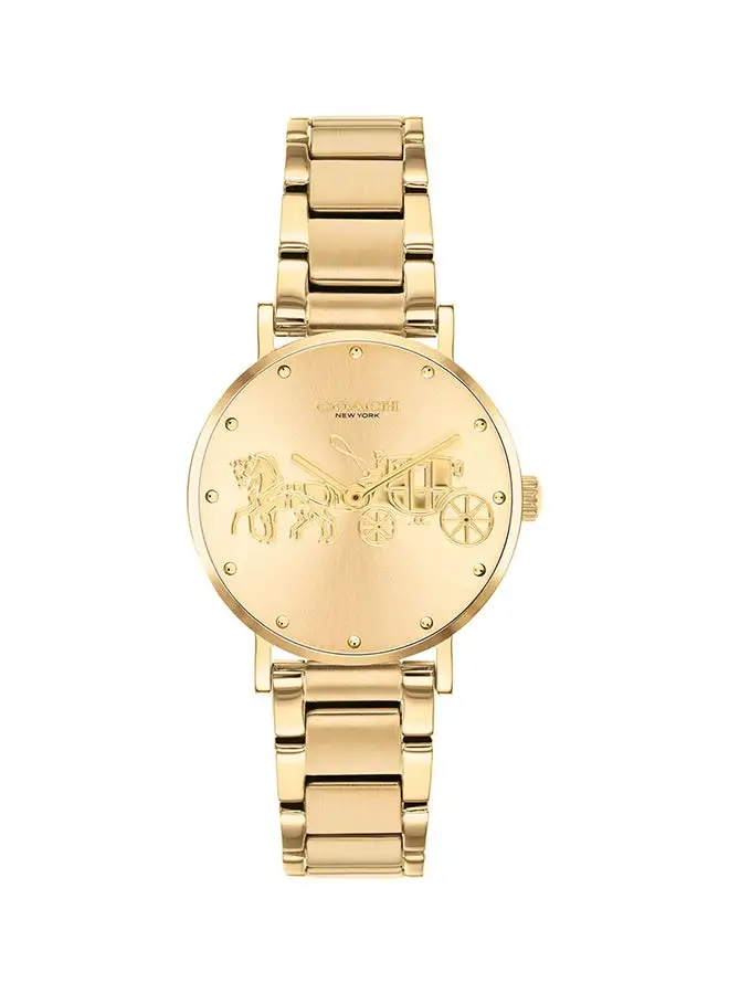 COACH Women's Perry Light Gold Dial Watch 14503794