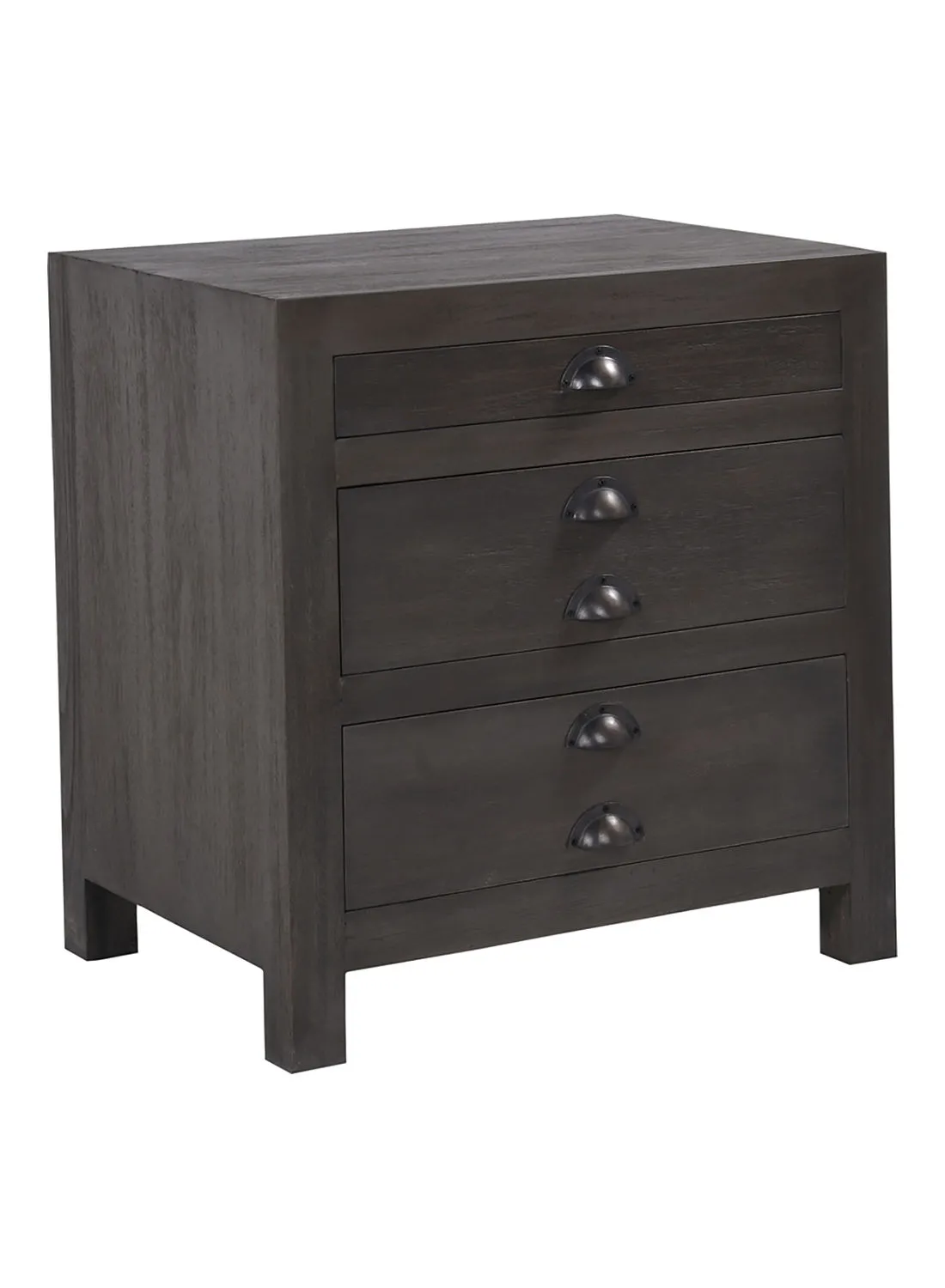 ebb & flow Bedside Table Luxurious - Size 60 X 45 X 65 Solid Wood Oak Nightstand Comdina - Bedroom Furniture