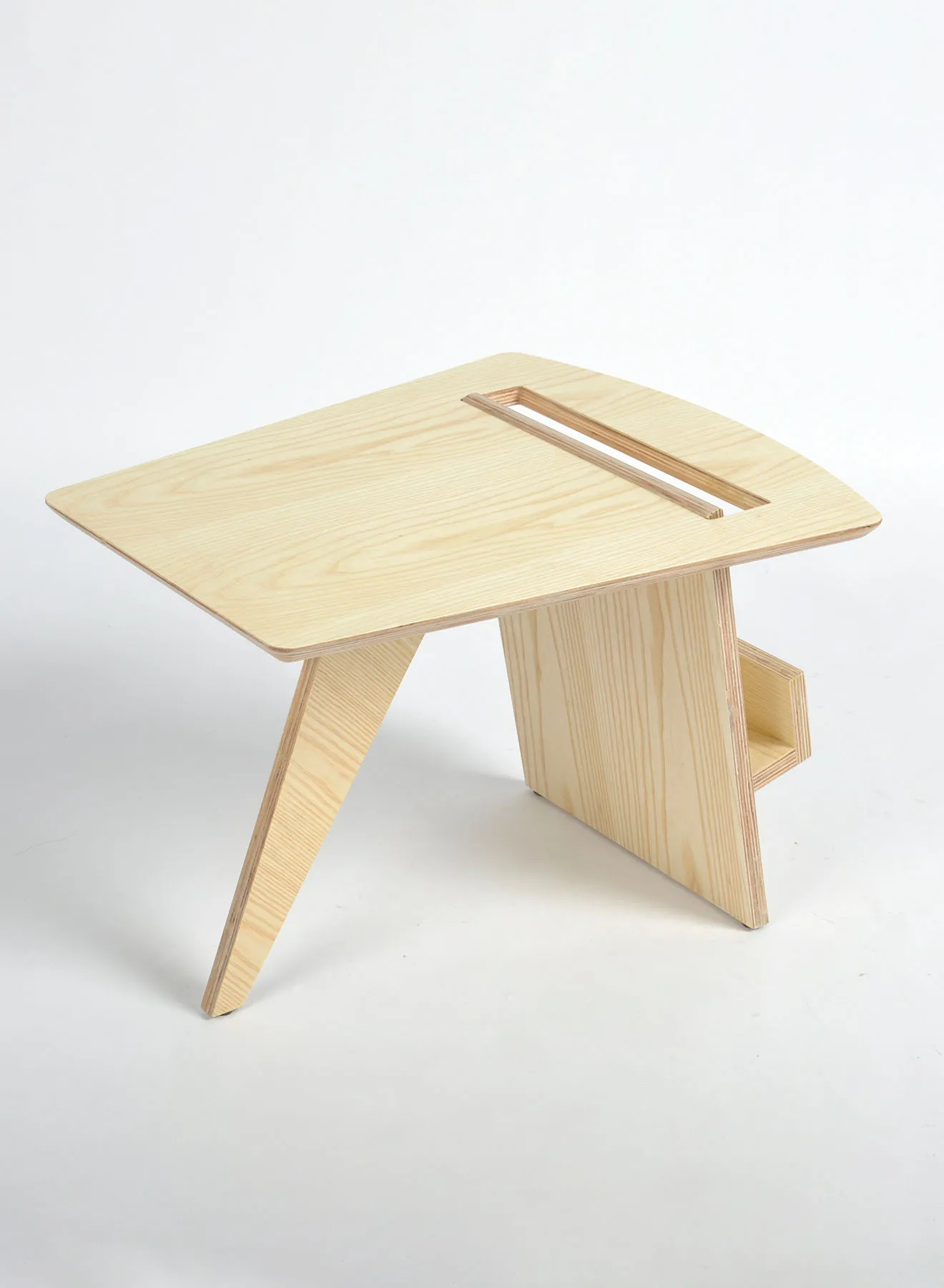 Switch Side Table - In Natural Wood - Used Next To Sofa As Coffee Corner