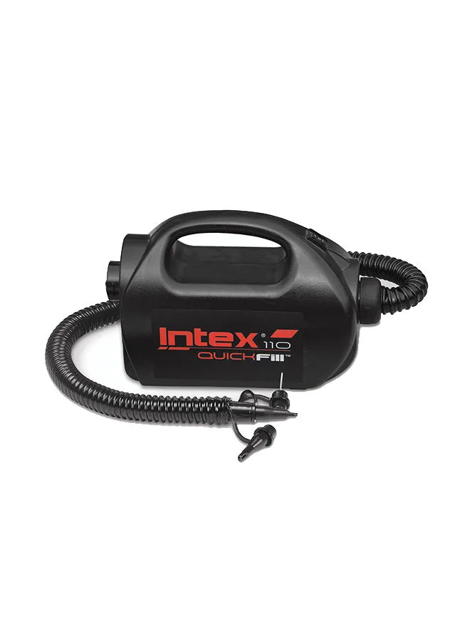 مضخة كهربائية INTEX سريعة التعبئة عالية PSI داخلية / خارجية أسود 26.9x13.9x17.1cm