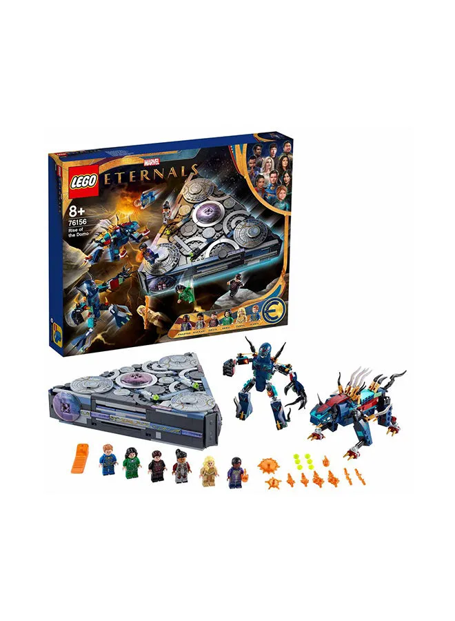 LEGO 76156 1040-Piece 76156 Marvel Eternals - Rise Of The Domo مجموعة ألعاب البناء 8+ سنوات