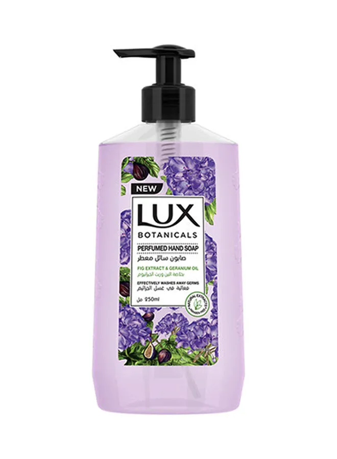 Lux Botanicals Perfumed Hand Wash  Fig Extract And Geranium Oil 250ml