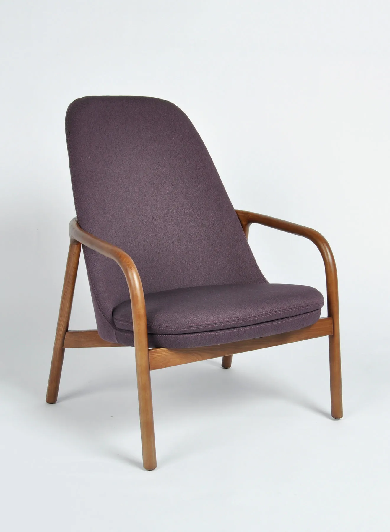 Switch Armchair In Purple Wooden Chair Size 69 X 79 X 99