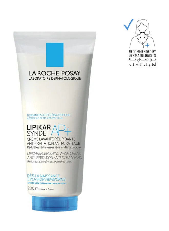 LA ROCHE-POSAY Lipikar Syndet Ap+ Body Wash For Eczema Prone Skin 200ml