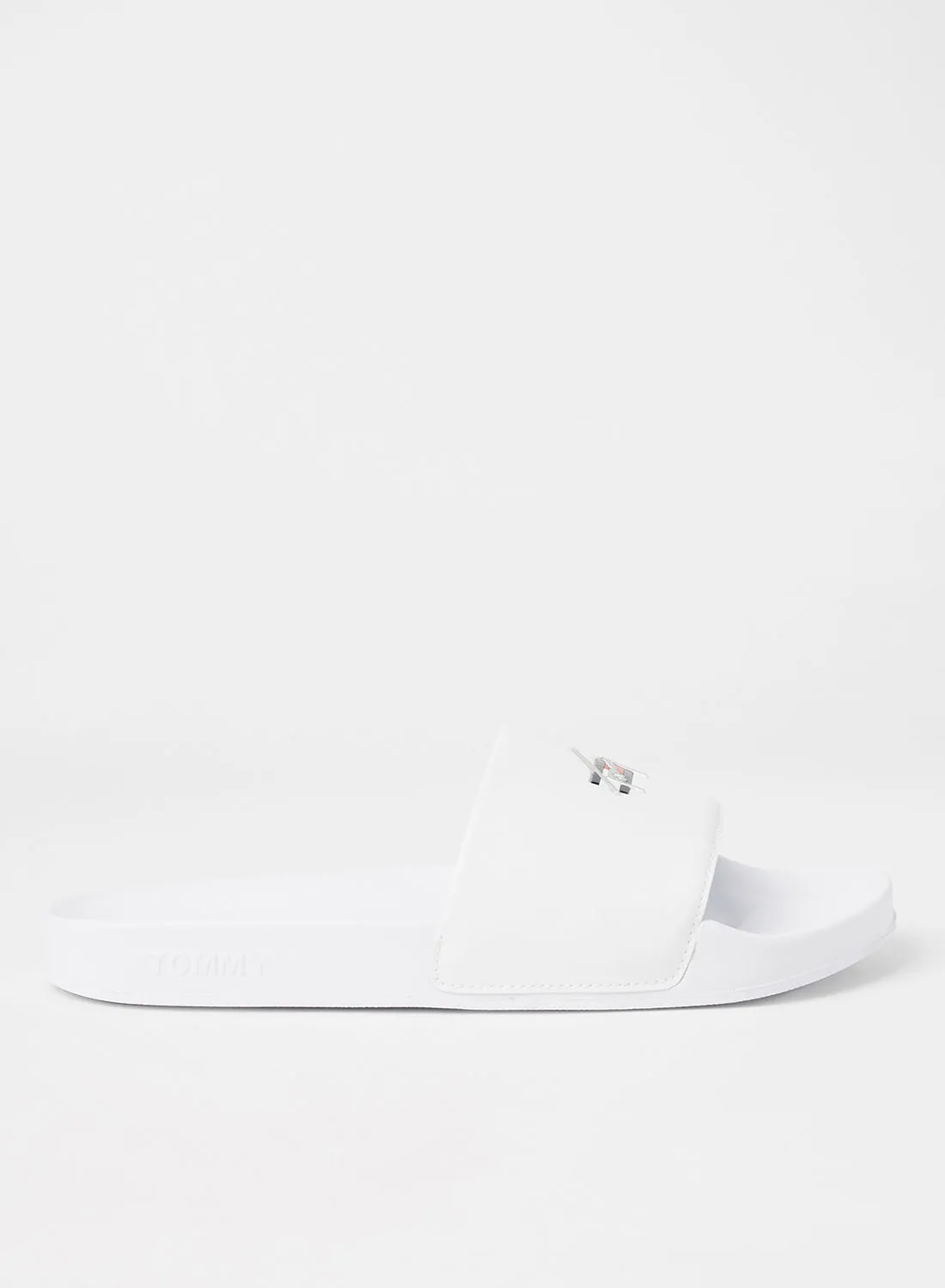 TOMMY JEANS Essential Pool Slides White