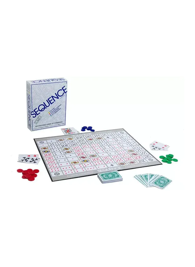 SEQUENCE Family Board Game Suitable For 2-3 Players