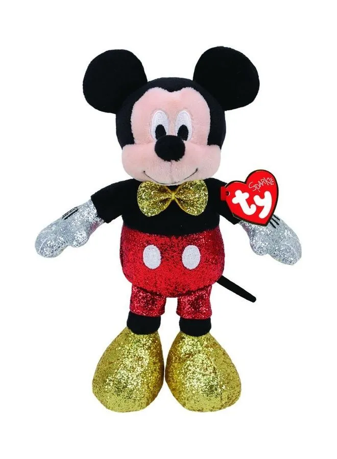 Ty Disney Mickey Super Sparkle Medium Sized Stuffed Toy 9inch
