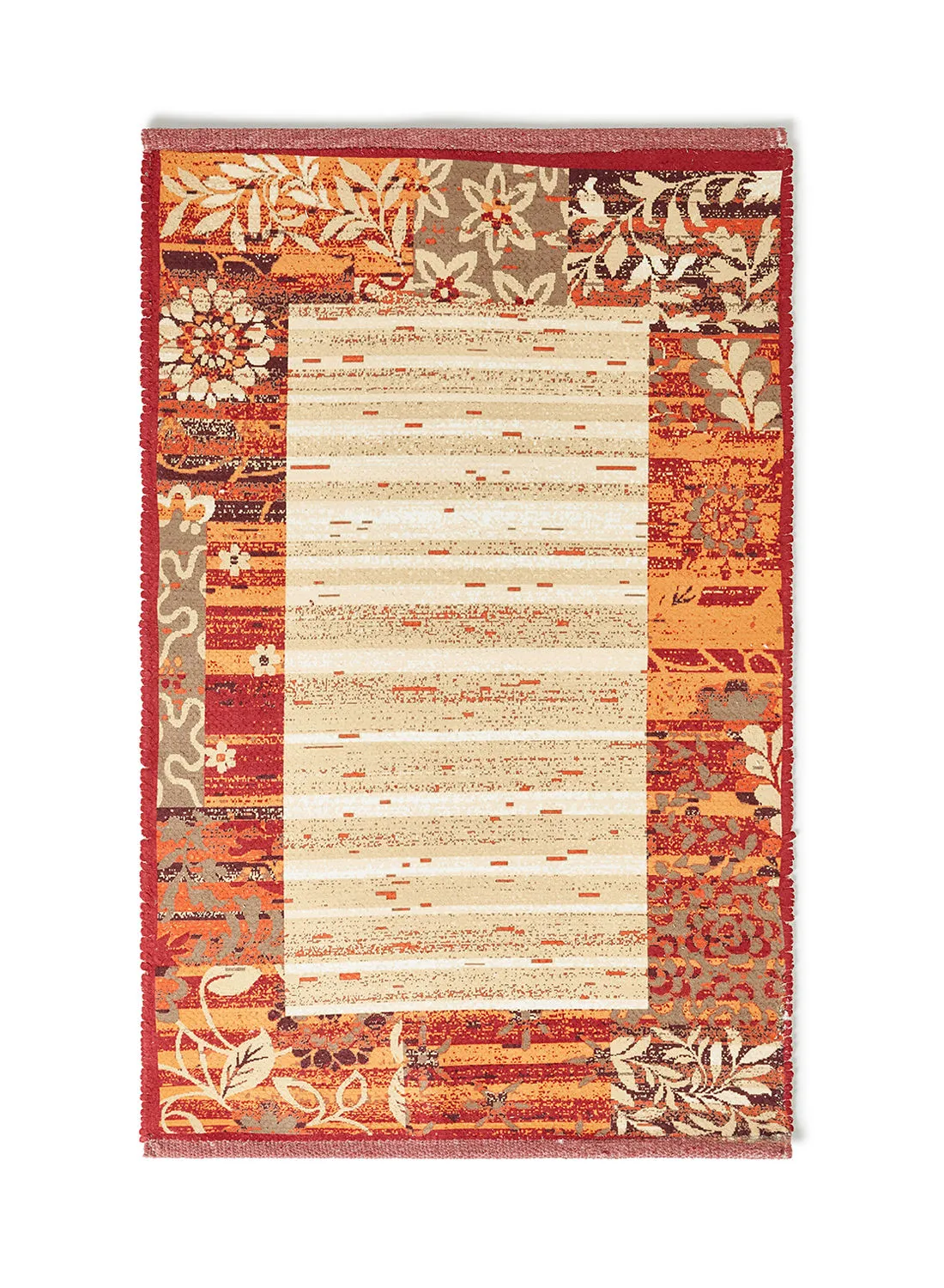 Hometown Decorative Polyester Printed Area Rugs Multicolor 50X80cm