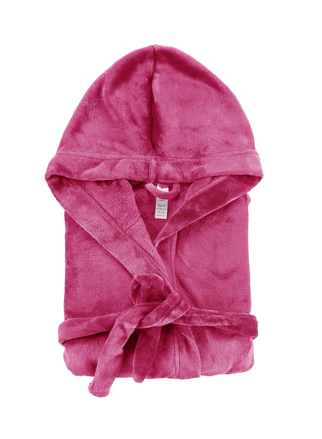 Bebi Bebi Kids Bathroom Towel Set - 240 GSM 100% Cotton - Rose Pink Color - Lightweight - Kids Hooded Comfortable - For Girls & Boys - 1 Piece