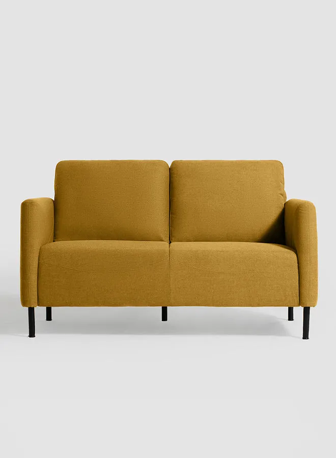 Switch Sofa - Upholstered Fabric Saffron Wood Couch - 138 X 79 X 85 - 2 Seater Sofa Relaxing Sofa