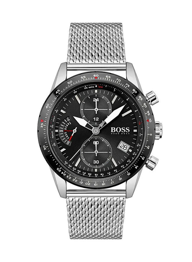 HUGO BOSS Men's Pilot Edition Chrono  Black Dial Watch - 1513886