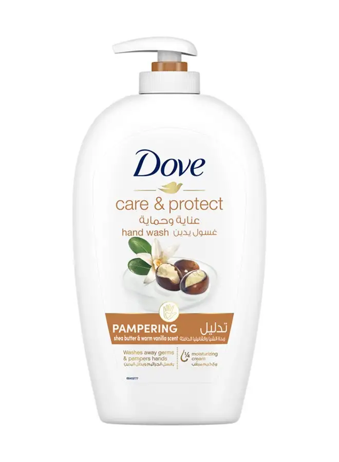 Dove Care And Protect Hand Wash Pampering Shea Butter And Warm Vanila 500ml