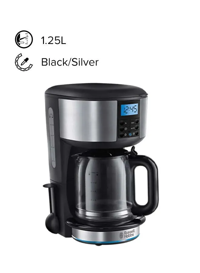 Russell Hobbs Buckingham Coffee Maker 1.25 L 1000 W 20680 / 20680-56 Black/Silver