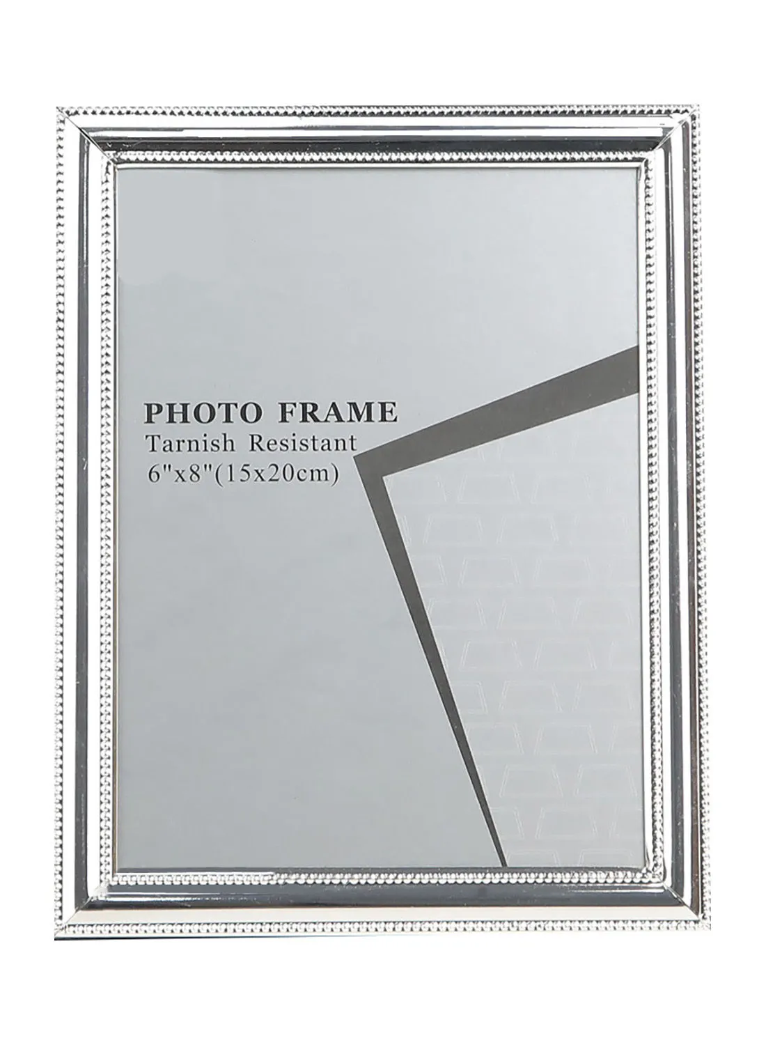Switch Tabletop Photo Frames With Outer Frame Silver/Marble White Outer frame size--L13xH18 cm Photo size--5x7 inch